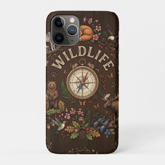 Coques Case-Mate iPhone "Illustration d'aventure forestière faunique" (Dos)