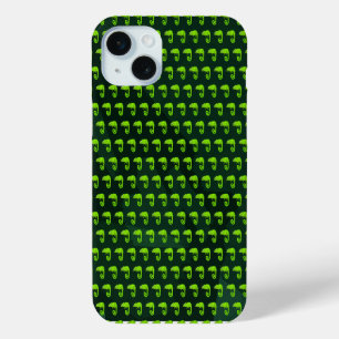Coque iPhone 15 Mini Illustration de caméléon vert mignon Reptile tropi