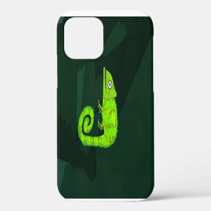 Case-Mate iPhone Case Illustration de caméléon vert mignon Reptile tropi