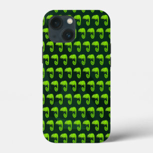 Case-Mate iPhone Case Illustration de caméléon vert mignon Reptile tropi