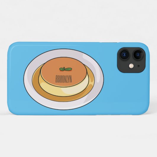 Coques Case-Mate iPhone Illustration de caramel de crème (Dos (Horizontal))