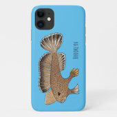 Coques Case-Mate iPhone Illustration de cartoon de poisson-grenouille (Dos)