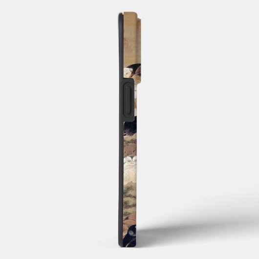 Coques Case-Mate iPhone Illustration de cent chiens par Ito Jakuchu (Verso / Droite)