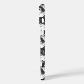 Coques Case-Mate iPhone Illustration de chat noir et blanc (Verso / Gauche)
