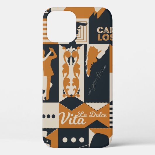 Coques Case-Mate iPhone illustration de conception transparente motif arge (Verso)