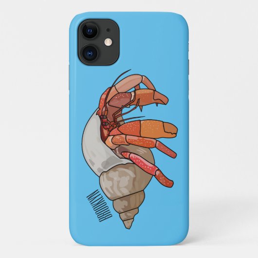 Coques Case-Mate iPhone Illustration de crabe ermite (Dos)
