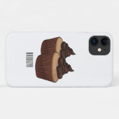 Coques Case-Mate iPhone Illustration de Cupcake (Dos (Horizontal))