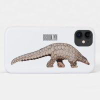 Illustration de dessin animé de pangolin