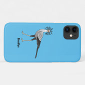 Coques Case-Mate iPhone Illustration de dessin animé de secrétaire  (Dos (Horizontal))