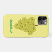 Coques Case-Mate iPhone Illustration de dessin animé d'une grappe de raisi (Dos (Horizontal))
