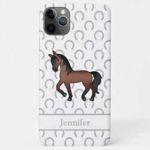 Case-Mate iPhone Case Illustration de dessin animé mignon de cheval bai