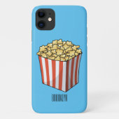 Coques Case-Mate iPhone Illustration de dessin animé Popcorn (Dos)