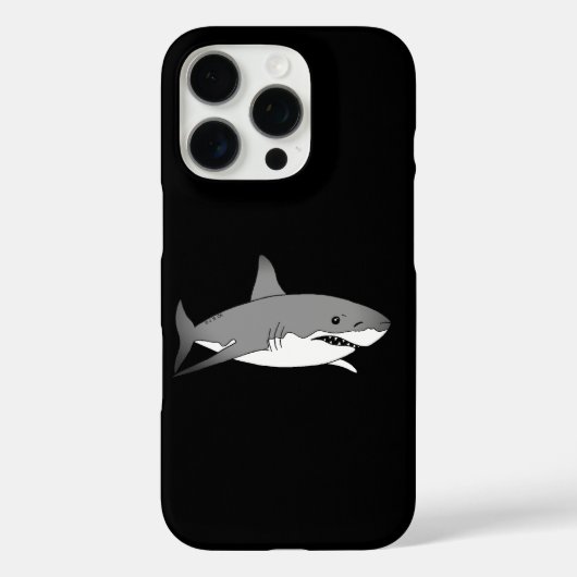 Coques Case-Mate iPhone Illustration de dessin de requin cool (Verso)