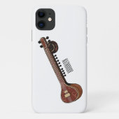 Coques Case-Mate iPhone Illustration de dessin de Sitar (Dos)