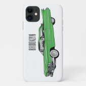 Coques Case-Mate iPhone Illustration de dessin de voiture classique 1959 (Dos)