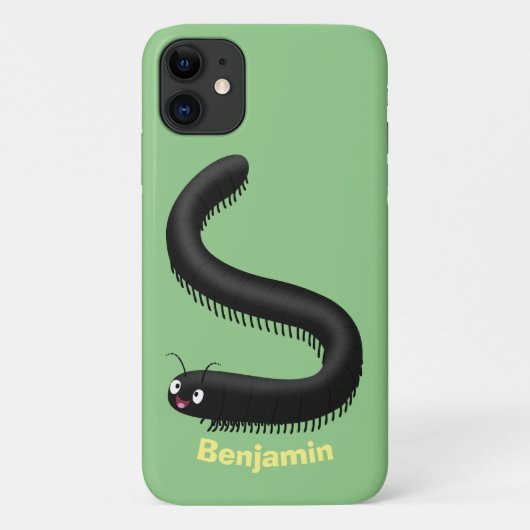 Coques Case-Mate iPhone Illustration de dessin mignon millipede (Dos)