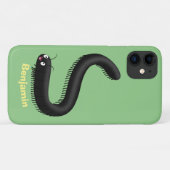 Coques Case-Mate iPhone Illustration de dessin mignon millipede (Dos (Horizontal))