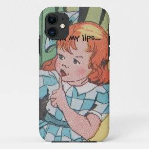 Coque Case-Mate Pour iPhone Illustration de dessin vintage Lire mes lèvres