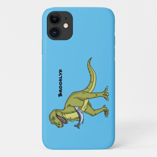 Coques Case-Mate iPhone Illustration de dinosaure T rex drôle (Dos)