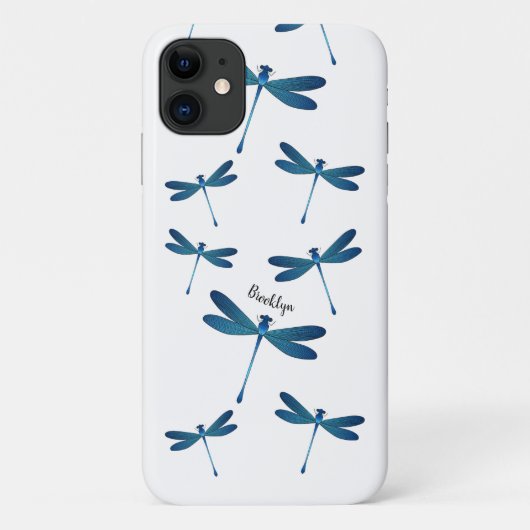 Coques Case-Mate iPhone Illustration de dragonfly (Dos)