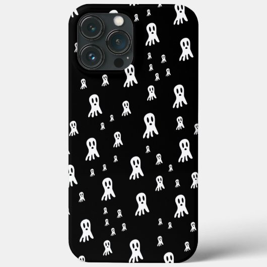 Coques Case-Mate iPhone Illustration de fantôme gothique effrayant (Verso)