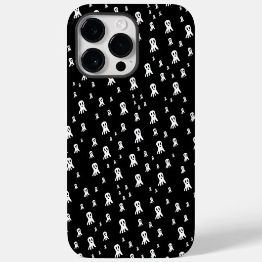 Coques Case-Mate iPhone Illustration de fantôme gothique effrayant (Verso)