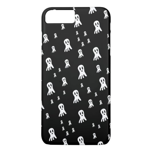 Coques Case-Mate iPhone Illustration de fantôme gothique effrayant (Dos)