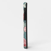 Coques Case-Mate iPhone Illustration de fleur de caronations roses (Dos/Gauche)
