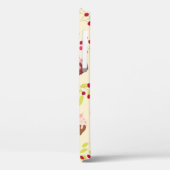 Coques Case-Mate iPhone illustration de gâteau de tasse sans soudure (Verso / Gauche)