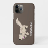 Coques Case-Mate iPhone Illustration de gecko tan tan mignon (Dos)