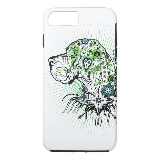 Coques Case-Mate iPhone Illustration de Grand Danois (Dos)