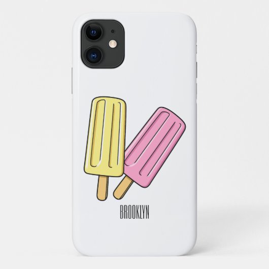 Coques Case-Mate iPhone Illustration de Ice pop (Dos)