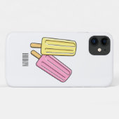 Coques Case-Mate iPhone Illustration de Ice pop (Dos (Horizontal))