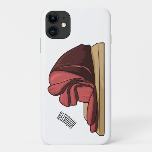 Coques Case-Mate iPhone Illustration de jambon (Dos)