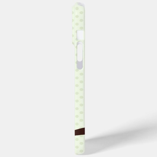 Coques Case-Mate iPhone Illustration de la chouette verte (Verso / Gauche)