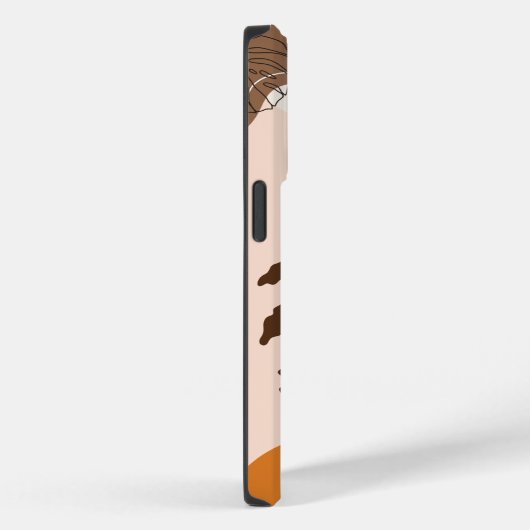 Coques Case-Mate iPhone Illustration de la femme Boho Abstraite, Boho Chic (Verso / Droite)