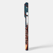 Coques Case-Mate iPhone Illustration de la forêt de Noël enneigée (Verso / Gauche)