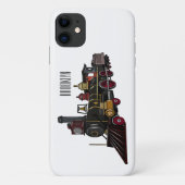 Coques Case-Mate iPhone Illustration de la locomotive à vapeur (Dos)
