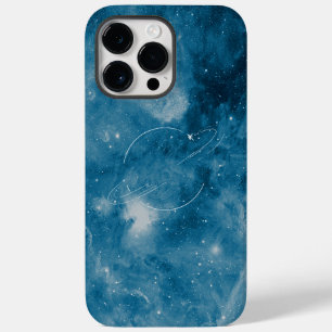 Coque Pour Pour iPhone 14 Pro Max Illustration de la planète photo bleu blanc