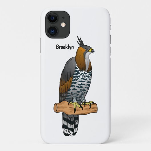 Coques Case-Mate iPhone Illustration de l'aigle à faucon orné (Dos)