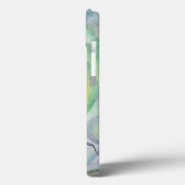 Coques Case-Mate iPhone Illustration de l'aquarelle Cobalt Moon (Verso / Gauche)