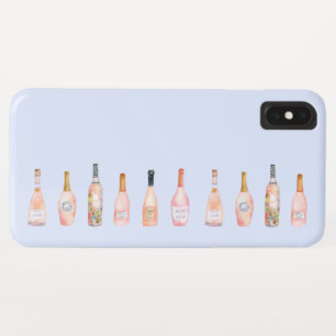 Case-Mate iPhone Case Illustration de l'aquarelle de bouteille de vin ro