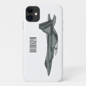 Coques Case-Mate iPhone Illustration de l'avion de chasse (Dos)