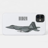 Coques Case-Mate iPhone Illustration de l'avion de chasse (Dos (Horizontal))