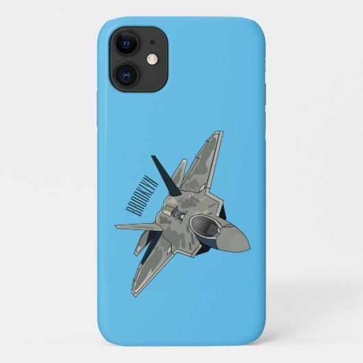 Coques Case-Mate iPhone Illustration de l'avion de chasse (Dos)