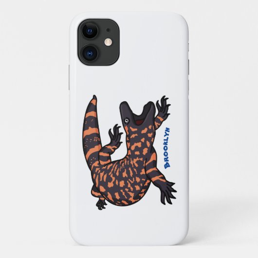 Coques Case-Mate iPhone Illustration de lézard géant affamé (Dos)
