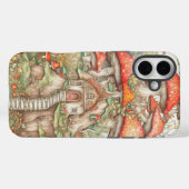 Coques Case-Mate iPhone Illustration de l'habillage du champignon créatif (Verso (horizontal))