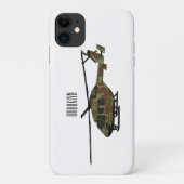 Coques Case-Mate iPhone Illustration de l'hélicoptère de l'armée (Dos)