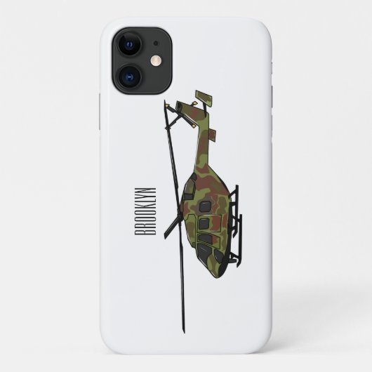 Coques Case-Mate iPhone Illustration de l'hélicoptère de l'armée (Dos)