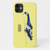 Coques Case-Mate iPhone Illustration de l'hélicoptère de police (Dos)